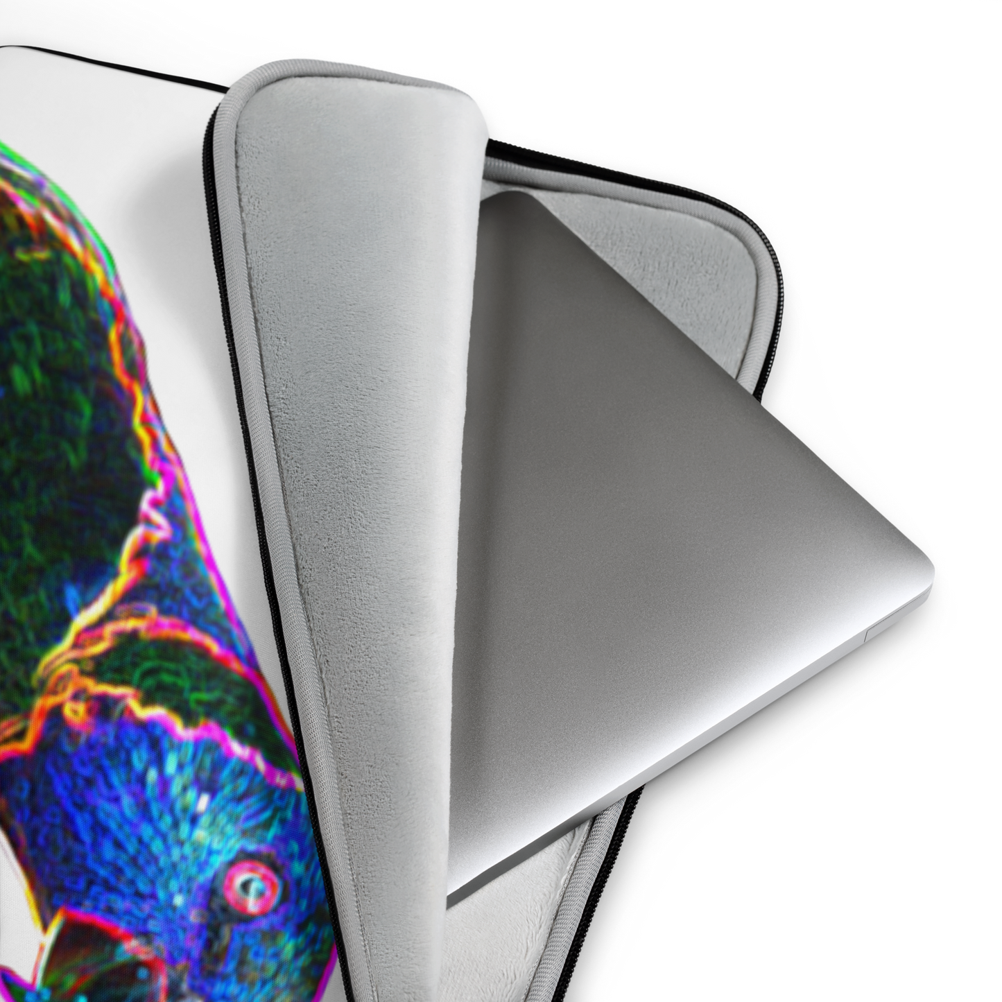 Laptop Sleeve white -The Lorikeet