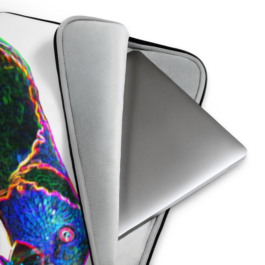 Laptop Sleeve white -The Lorikeet